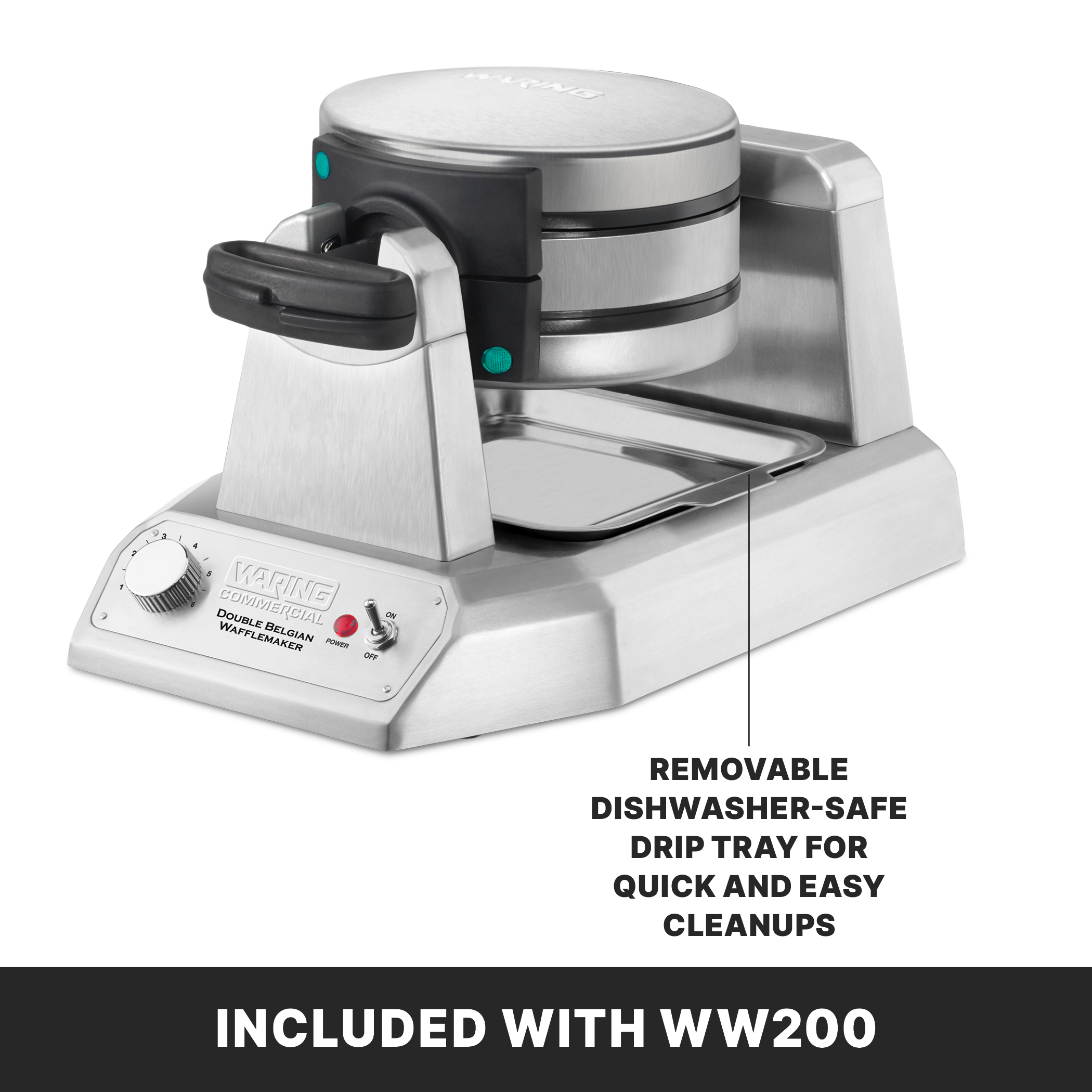 Double Belgian Waffle Maker